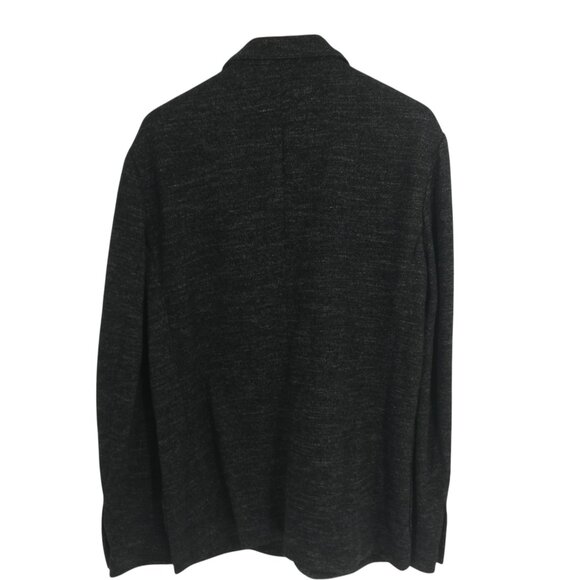 Good Man Brand Wool Blend Gray Unstructured 2 Button Blazer Jacket Size L Pocket - Picture 9 of 13